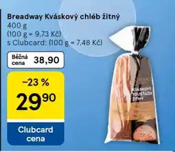 Tesco Breadway Kváskový chléb žitný nabídka