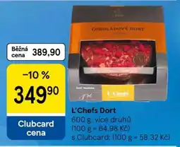 Tesco L'Chefs Dort nabídka