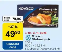 Tesco NOWACO Obalovaný sýr nabídka