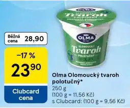 Tesco Olma Olomoucký tvaroh polotučný nabídka