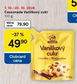 Tesco Cassonade Vanilkový cukr nabídka