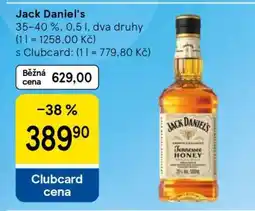 Tesco Jack Daniel‘s nabídka