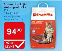 Tesco Brunos Hrudkující stelivo pro kočky nabídka