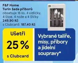 Tesco F&F Home Turin Sada příborů nabídka
