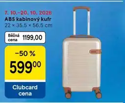 Tesco ABS kabinový kufr nabídka