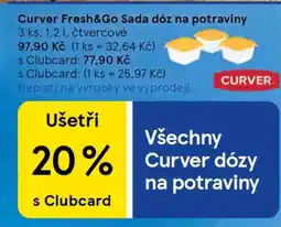 Tesco Curver Fresh&Go Sada dóz na potraviny nabídka