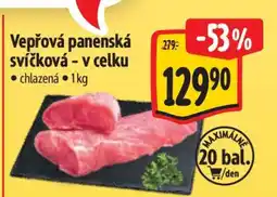 Albert Vepřová panenská svíčková – v celku nabídka