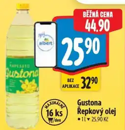 Albert Gustona Řepkový olej nabídka