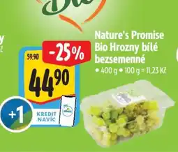 Albert Nature's Promise Bio Hrozny bílé bezsemenné nabídka