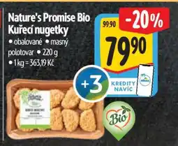 Albert Nature’s Promise Bio Kuřecí nugetky nabídka