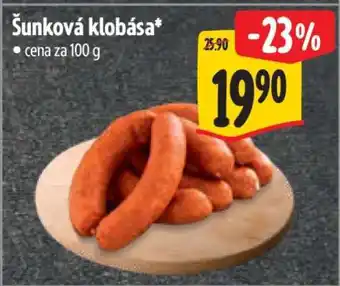 Albert Šunková klobása nabídka
