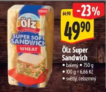 Albert Ölz Super Sandwich nabídka