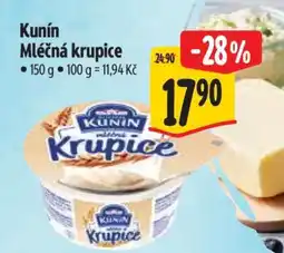Albert Kunín Mléčná krupice nabídka