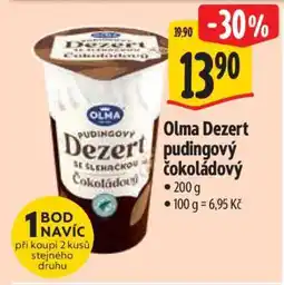 Albert Olma Dezert pudingový čokoládový nabídka