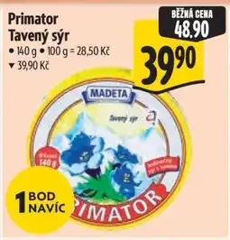 Albert Primator tavený sýr nabídka