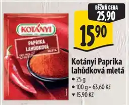 Albert Kotányi Paprika lahůdková mletá nabídka