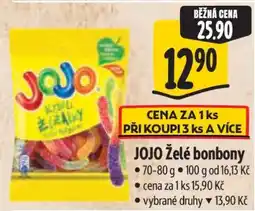 Albert JOJO Želé bonbony nabídka