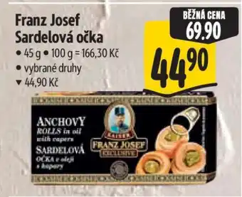 Albert Franz Josef Sardelová očka nabídka