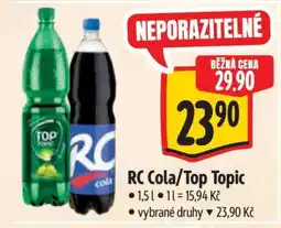 Albert RC Cola, Top Topic nabídka