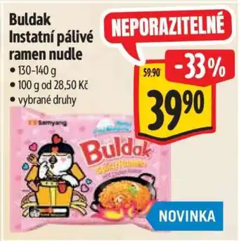 Albert Buldak Instantní pálivé ramen nudle nabídka