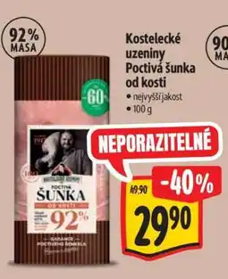Albert KOSTELECKÉ UZENINY Poctivá šunka od kosti nabídka
