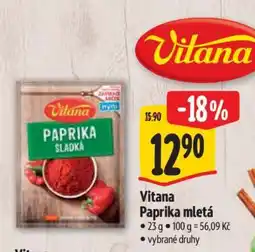Albert Vitana Paprika mletá nabídka