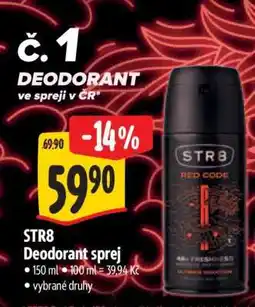 Albert STR8 deodorant sprej nabídka