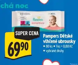 Albert Pampers Dětské vlhčené ubrousky nabídka