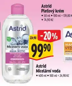 Albert Astrid micelární voda nabídka