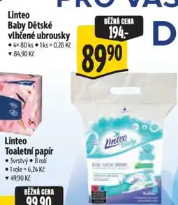 Albert Linteo Baby dětské vlhčené ubrousky nabídka