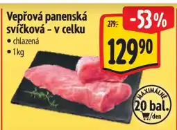 Albert Vepřová panenská svíčková – v celku nabídka