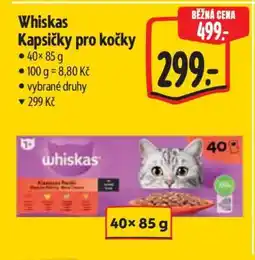 Albert Whiskas kapsičky pro kočky nabídka