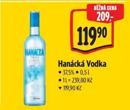 Albert Hanácká Vodka nabídka