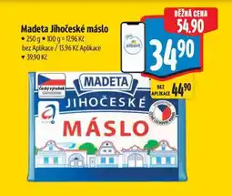 Albert Madeta Jihočeské máslo nabídka