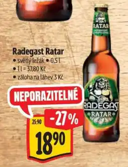 Albert Radegast Ratar nabídka