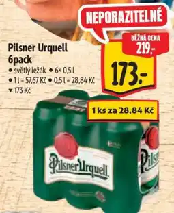 Albert Pilsner Urquell 6pack nabídka