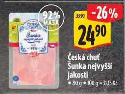 Albert Česká chuť Šunka nejvyšší jakosti nabídka