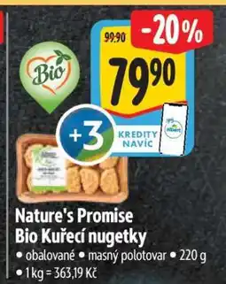 Albert Nature's Promise Bio Kuřecí nuggetky nabídka