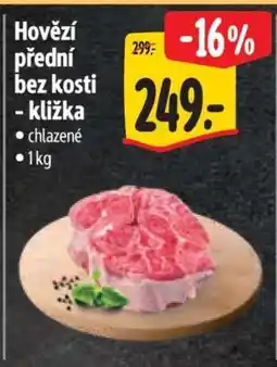 Albert Hovězí přední bez kosti – kližka nabídka