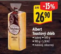 Albert Albert Toustový chléb nabídka