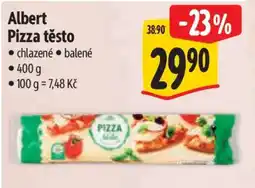Albert Albert Pizza těsto nabídka