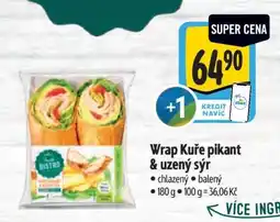 Albert Wrap Kuře pikant & uzený sýr nabídka