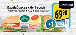 Albert Bageta Šunka z kýty & gouda nabídka