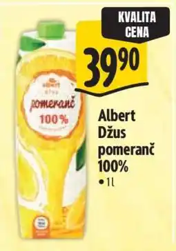 Albert Albert Džus pomeranč 100% nabídka