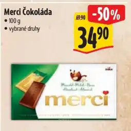 Albert Merci Čokoláda nabídka