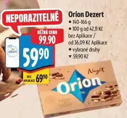 Albert Orion Dezert nabídka