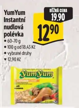 Albert YumYum Instantní nudlová polévka nabídka