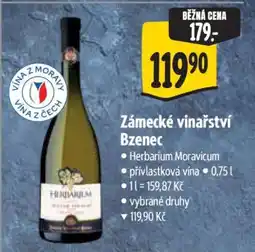 Albert Zámecké vinařství Bzenec nabídka