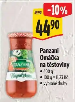 Albert Panzani Omáčka na těstoviny nabídka