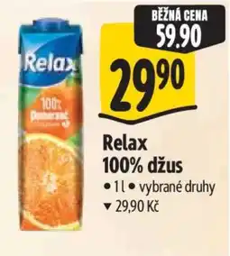 Albert Relax 100% džus nabídka